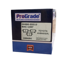 Load image into Gallery viewer, ProGrade NHC1397 Ceramic Brake Pads Rear For 05-05 Toyota Avensis, 05-15 Toyota Corolla Verso