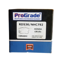 Load image into Gallery viewer, Prograde RD536 Rear Ceramic Brake Pads For Honda &amp; Acura